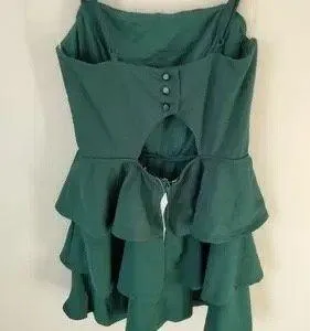 Green Altar’d State Ruffle Dress thumbnail 3