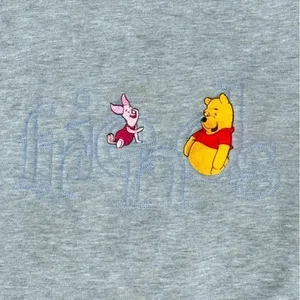Vintage Disney Pooh Friends Embroidered 90’s Sweatshirt Women’s Large thumbnail 2