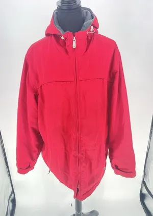 Vintage Pacific Trail‎ WomensSz Large Red Hooded Fleece Lined Winter Jacket thumbnail 1