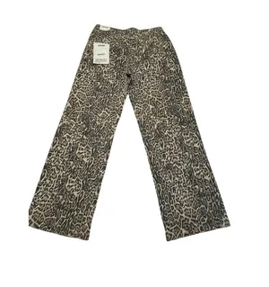 Disclosure Leopard Print Baggy Jeans Women Size 9/29 Wide Leg Y2K NWT Women’s thumbnail 1