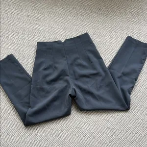 High-Rise Navy Women's Tapered Dress Pants thumbnail 6