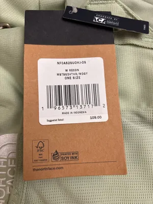 The North Face Womens Recon Laptop Backpack Misty Sage Dark Heather/Meld Grey thumbnail 4