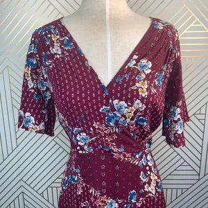 Band of Gypsies‎ Samantha Floral Cutout Dress thumbnail 4