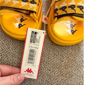 NEW! $75 Kappa 222 Banda Aster 3 in Yellow-Violet-White Slide Sandals‎ EU36 thumbnail 5