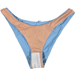 J. Crew Curved-waist cheeky bikini bottom‎ Blue Mist S NWT thumbnail 3