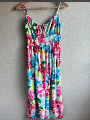 Old Navy Floral Midi Dress thumbnail 3