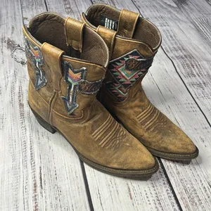 Laredo Womens Blameless Distressed Radical Ankle Boots thumbnail 5