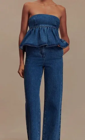 Meshki Wide Leg Demin thumbnail 2