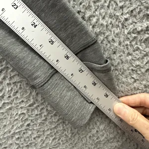 Lululemon Define Jacket Brushed Heathered Slate Gray Athletic Athleisure Size 10 thumbnail 10