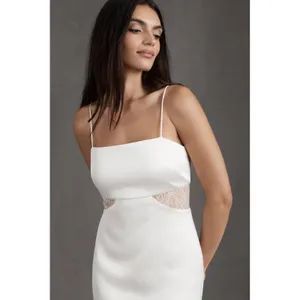 Sachin & Babi Jane Strappy Sheer Lace Cutout Satin Midi Dress‎ NWT Sz 2 $295 thumbnail 3