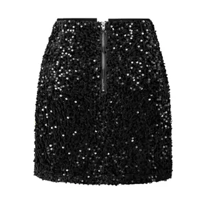 NWT Kinghua Sequin High Waisted Bodycon Mini‎ Skirt Small thumbnail 5