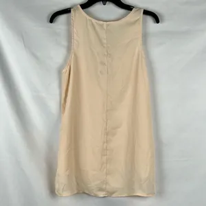 Iris Cream Sleeveless Lace Up Tank Top Medium thumbnail 3