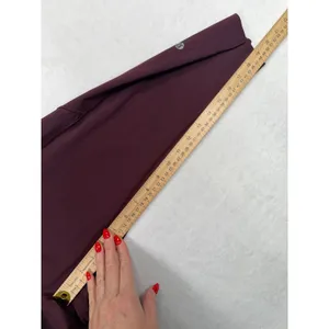Lululemon 10 Fast and Free High-Rise Crop II Non-Reflective Nulux Garnet Cropped thumbnail 13