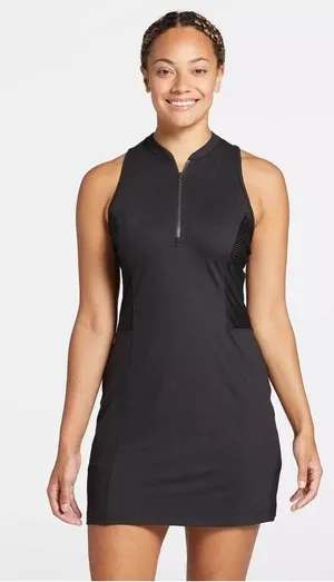 CALIA by Carrie Underwood Perforated Sleeveless Golf Dress Black Size Small thumbnail 1