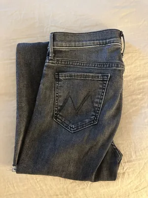 MOTHER The Weekender Denim Fray thumbnail 2