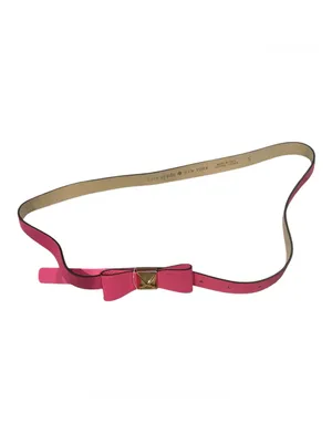 Kate Spade pink bow leather belt S thumbnail 2