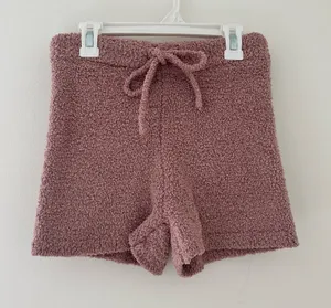 Garage Pink Plush Mini Shorts   thumbnail 1