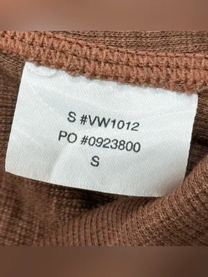 Vuori Sunrise Ribbed High Neck Tank Top Small Brown Racerback Athleisure Workout thumbnail 9