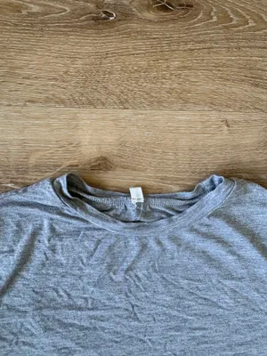Heather Light Grey Short Sleeve Top thumbnail 3