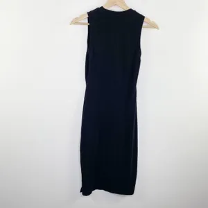 Wilfred Free Aritzia Womens Black Maxi Dress Size XS Sleeveless Slit Minimalist‎ thumbnail 5