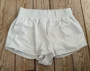 OFFLINE by Aerie White Athletic Shorts Size XL thumbnail 1