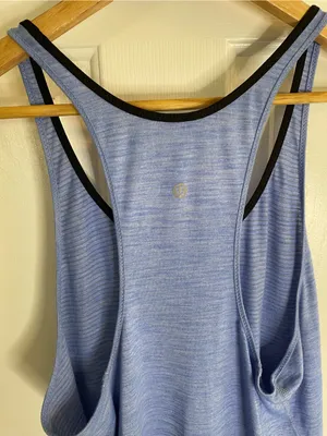 Lululemon Athletica Lightweight Blue Racerback Tank Top Size Medium thumbnail 6
