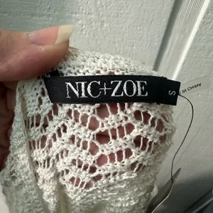 Nic + Zoe Womens Beach Strool Knit Fringe Casual Dress Ivory Size Small NWT thumbnail 11