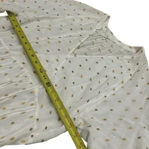 Anthropologie Augustine Tiered Sheer Maxi Dress Milk Maid Cottagecore Feminine L thumbnail 9