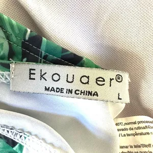 Ekouaer green leaf bikini top thumbnail 7