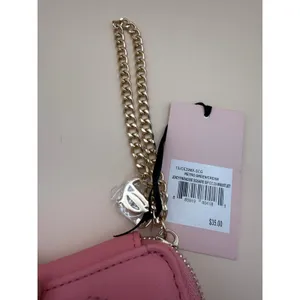 Juicy Couture Retro Green Cream‎ Paradise Square Zip Card Case Wristlet Wallet thumbnail 9
