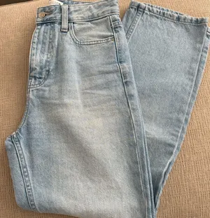 Zara Light Blue Denim Jeans. Girlfriend/Straight Fit thumbnail 1