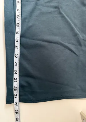 Maurices Scuba Knit Wide Leg Sweatpants Dark Blue Green High Rise thumbnail 10