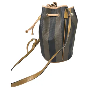 Fendi Vintage Pequin Mon Tresor Bucket Bag Drawstring – FLAWS PROJECT thumbnail 5