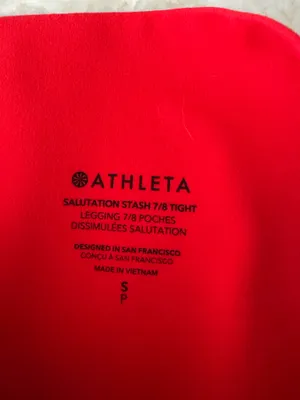 Athleta salutation stash 7/8 Leggings Small thumbnail 5