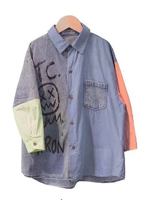 oversize jean coat thumbnail 1