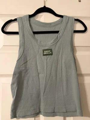 Daily Drills Tank Logo Ribbed M/L thumbnail 1