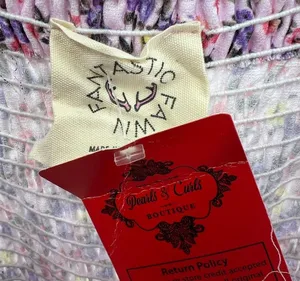 Fantastic Fawn wide leg floral smocked jumpsuit lavender large tie straps spring thumbnail 6