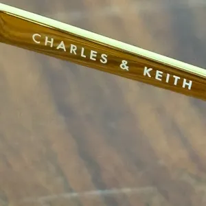 Charles & Keith Gold Butterfly Swarovski Crystal Sunglasses CK3-71280532 Brown‎ thumbnail 3