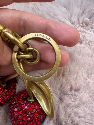 Coach cherry bag charm thumbnail 3
