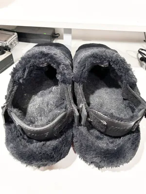 Nike Calm Mule SE Women Faux Fur Comfy Slides Size 11 Slip On thumbnail 4