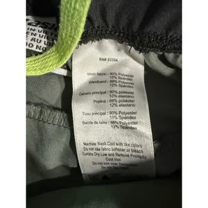 Asics Womens Green Tie‎ Dye Grid Running Shorts Reflective Size Small Activewear thumbnail 5