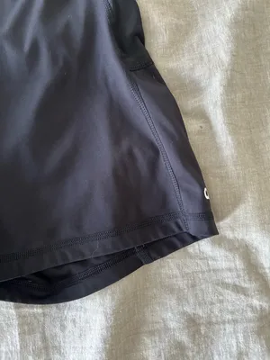 ☀️3/$25 Adidas tech fit Runners shorts black large prime green thumbnail 2