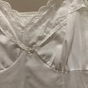 Vintage White Slip Dress thumbnail 3