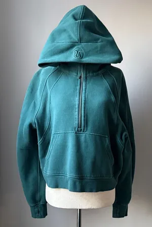 lululemon athletica Teal Half-Zip Hoodie thumbnail 1