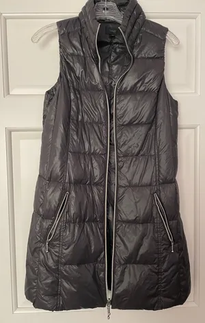 Dark Grey Coatology Long Vest thumbnail 1