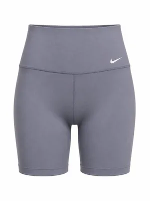 Nike One Dri-FIT High Waisted Biker Shorts Blue Gray Women’s Small thumbnail 2