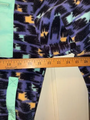 Patagonia Womens Medium Synchilla Jacket. Purple / Teal thumbnail 4