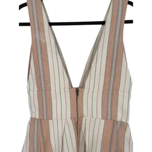 Majorelle Womens Striped Deep V-Neck Mini Dress Jumper Size Small Boho Festival thumbnail 6