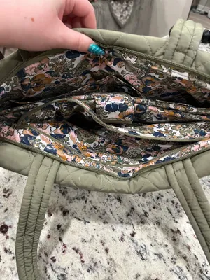 vera bradley quilted tote bag thumbnail 14