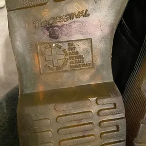 Dr Martens x Bodega 1461 Black Leather‎ Shoes Hidden In Plain Sight Womens 7 USL thumbnail 4